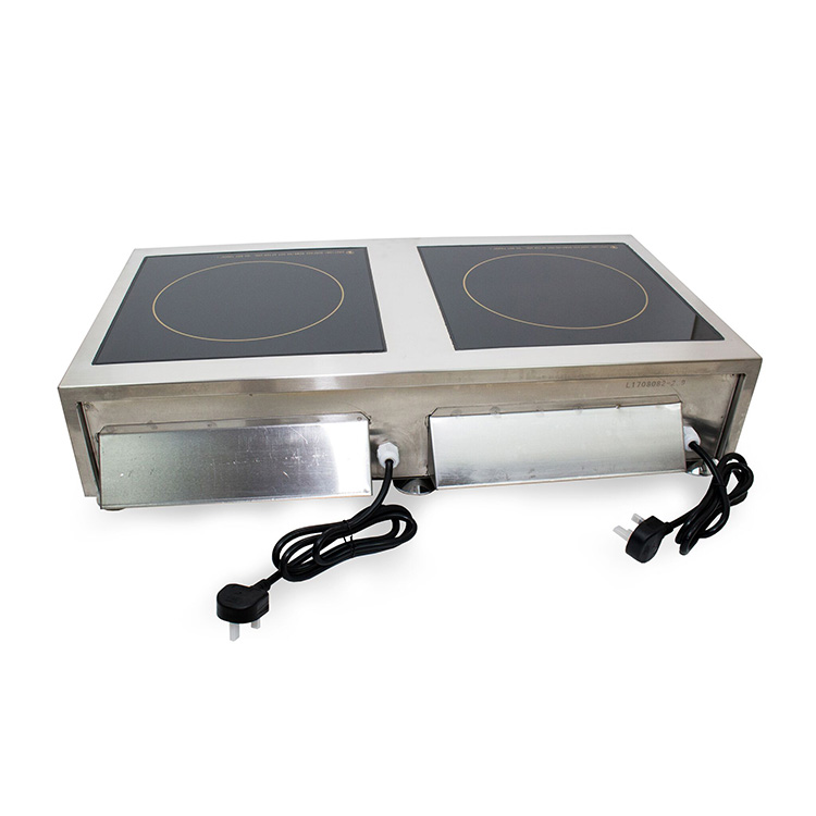 Countertop Commercial Double Induction Cooker 3500 Watt