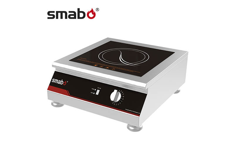 What is the radiation range of the induction cooker?