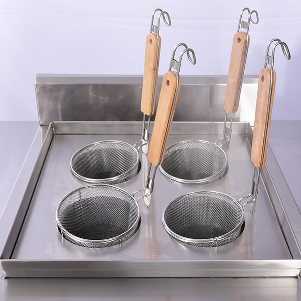 Four Holes Stainless Steel Tabletop Induction Pasta Cooker