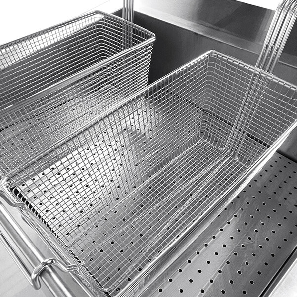 Built-in Filtration Systems Induction Commercial Deep Fat Fryer 