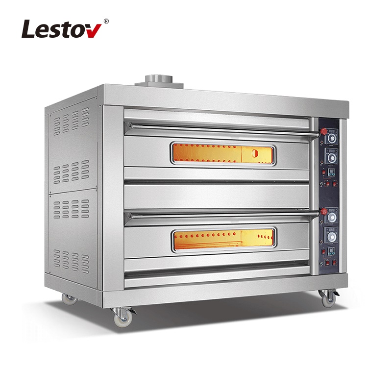 Commercial 3 deck 9tray gas oven temperature controller electric oven bread